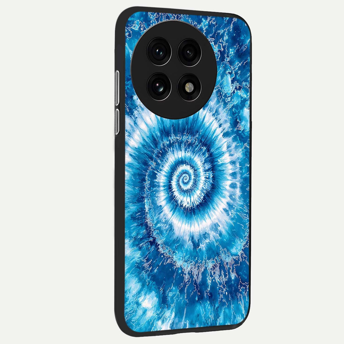  Blue Galaxy Wave back cover For OnePlus 13R slim fit glass case with vibrant aesthetic design