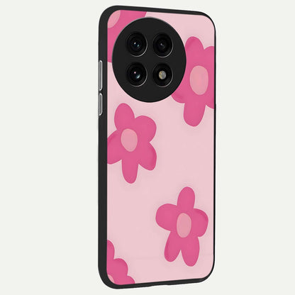  Candy Bloom Dreams back cover For OnePlus 13R slim fit glass case with vibrant aesthetic design