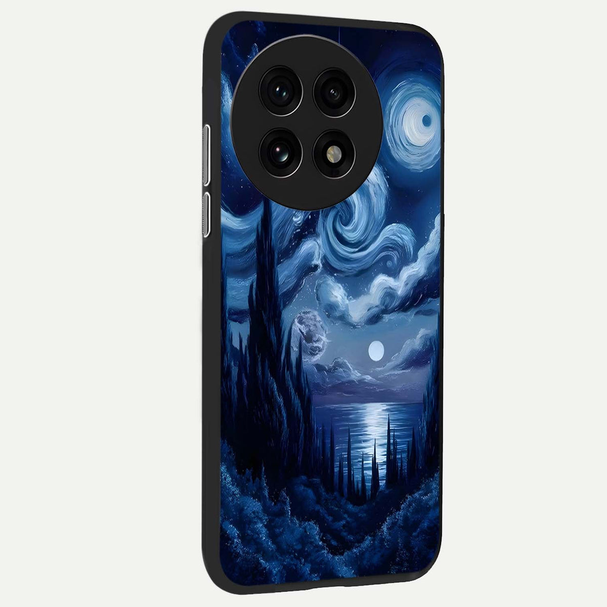  Celestial Dream Van Gogh back cover For OnePlus 13R slim fit glass case with vibrant aesthetic design