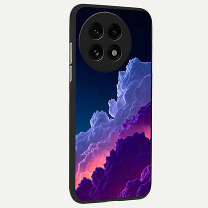  Dreamy Cloud Skies back cover For OnePlus 13R slim fit glass case with vibrant aesthetic design