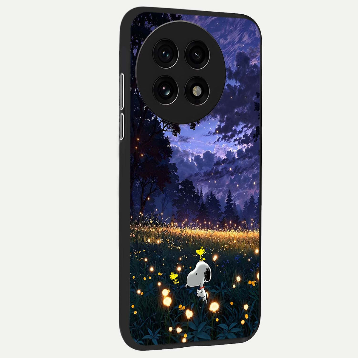  Firefly Meadow Magic back cover For OnePlus 13R slim fit glass case with vibrant aesthetic design