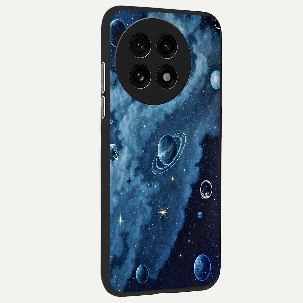  Galaxy Dream Space back cover For OnePlus 13R slim fit glass case with vibrant aesthetic design