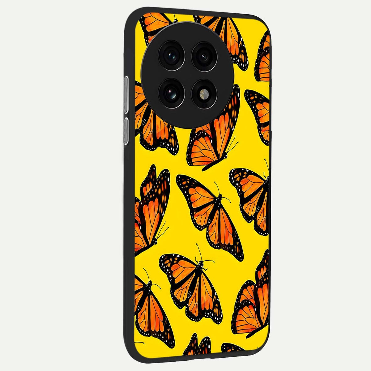  Golden Wing Flight back cover For OnePlus 13R slim fit glass case with vibrant aesthetic design