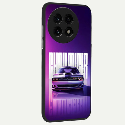  Midnight Muscle Ride back cover For OnePlus 13R slim fit glass case with vibrant aesthetic design