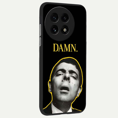  Mr Bean Damn back cover For OnePlus 13R slim fit glass case with vibrant aesthetic design