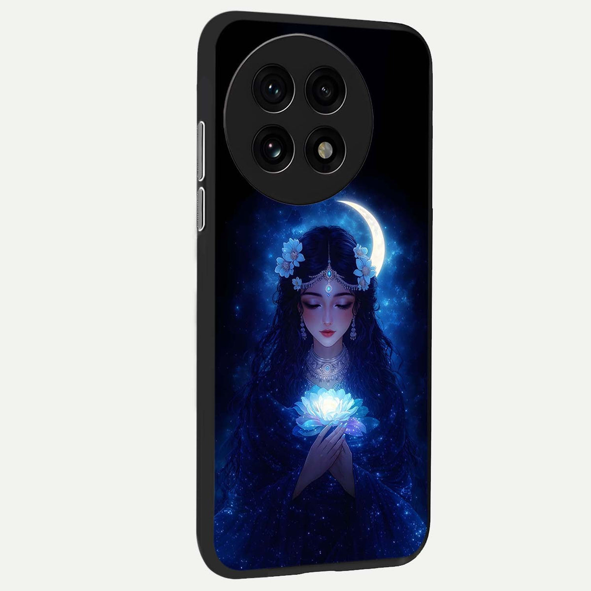  Mystic Moon Queen back cover For OnePlus 13R slim fit glass case with vibrant aesthetic design