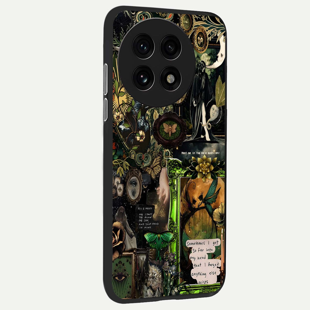  Mystic Woods Secret back cover For OnePlus 13R slim fit glass case with vibrant aesthetic design