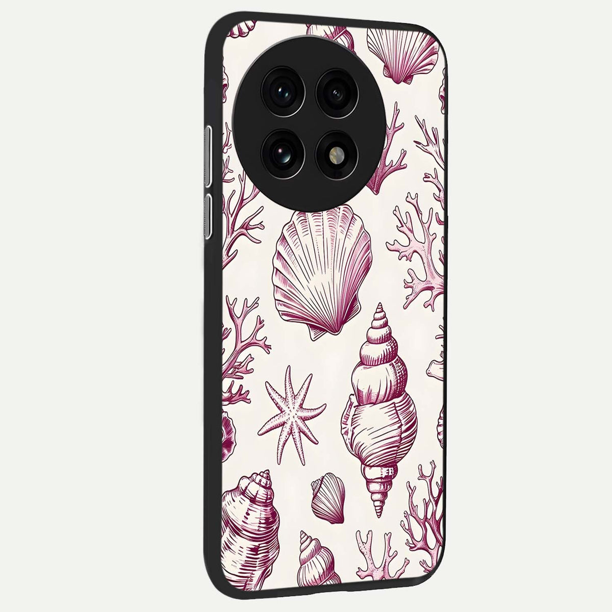  Pink Power Sparks back cover For OnePlus 13R slim fit glass case with vibrant aesthetic design