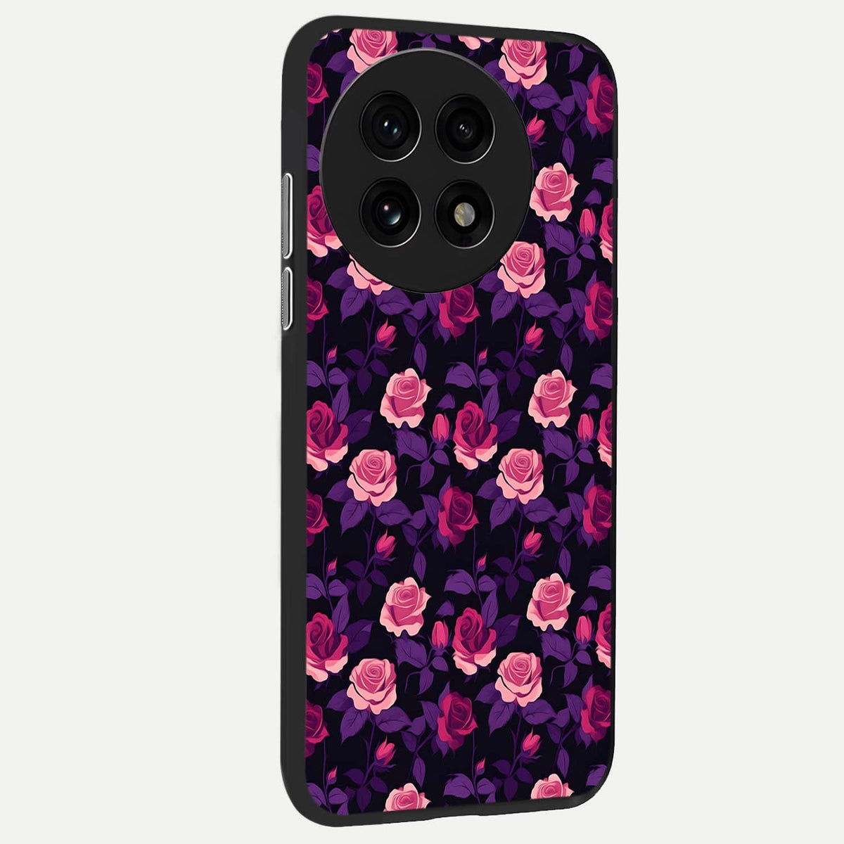  Rose Garden Twilight back cover For OnePlus 13R slim fit glass case with vibrant aesthetic design