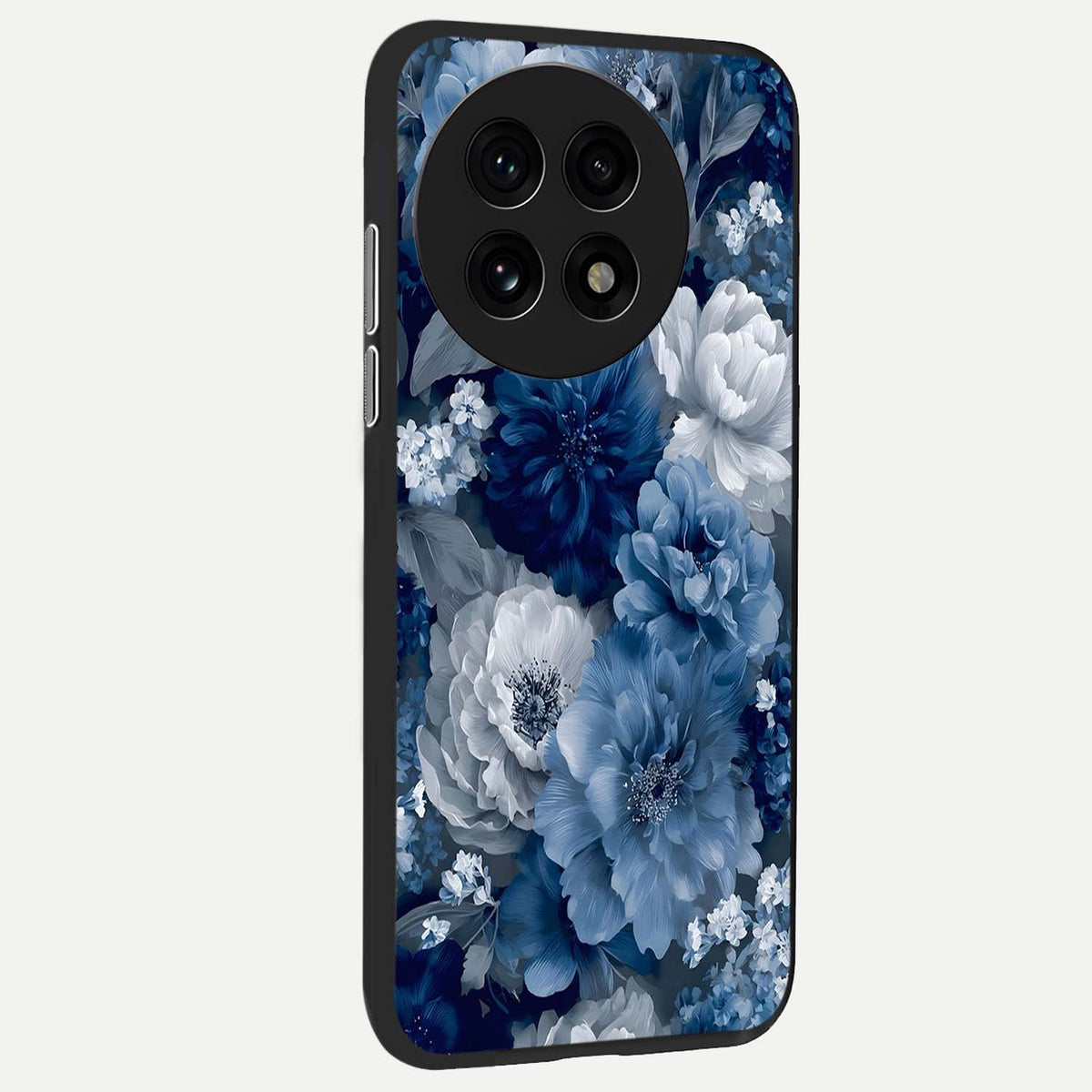  Royal Bloom Garden back cover For OnePlus 13R slim fit glass case with vibrant aesthetic design