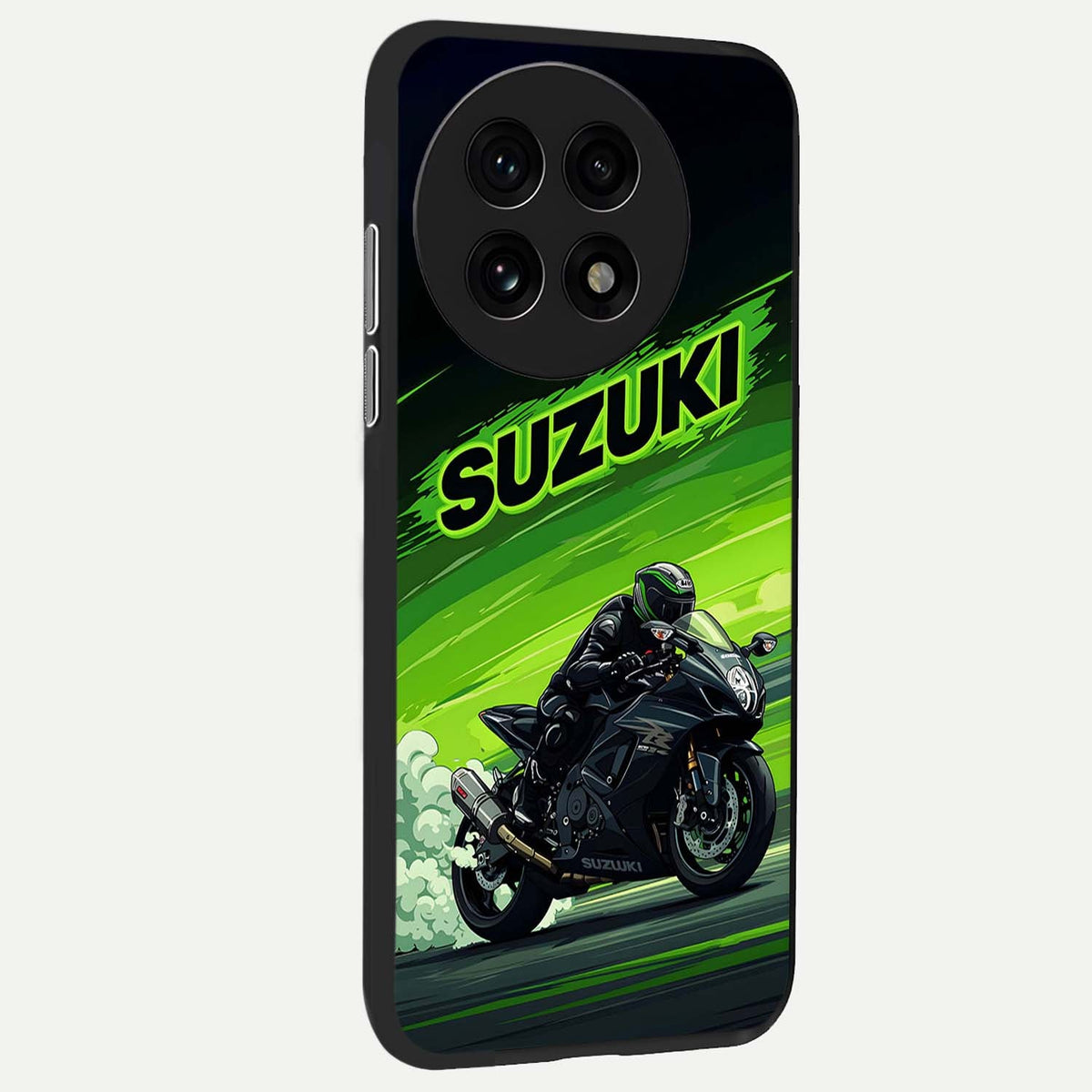  Suzuki Speed Beast back cover For OnePlus 13R slim fit glass case with vibrant aesthetic design