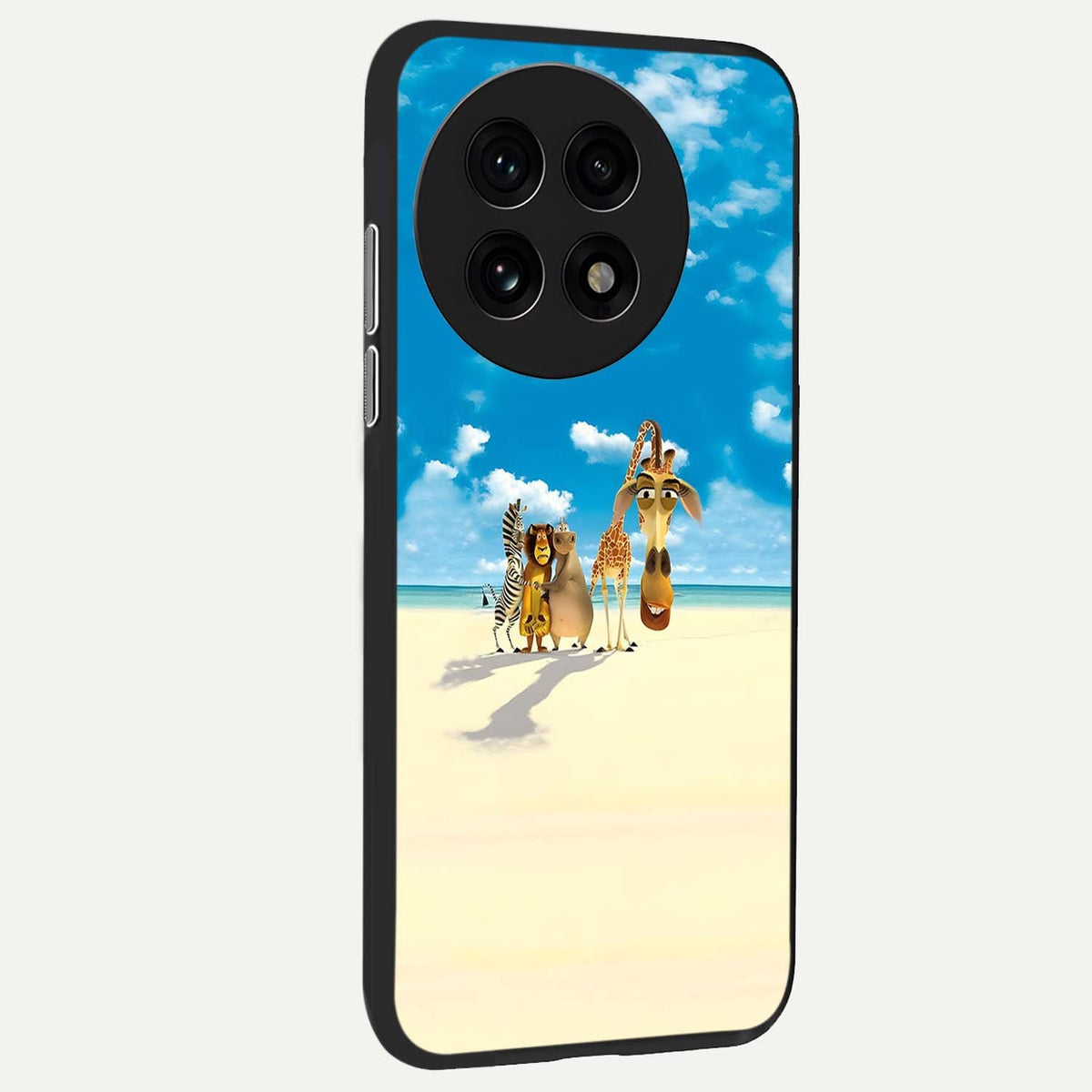  Tropical Fun Squad back cover For OnePlus 13R slim fit glass case with vibrant aesthetic design