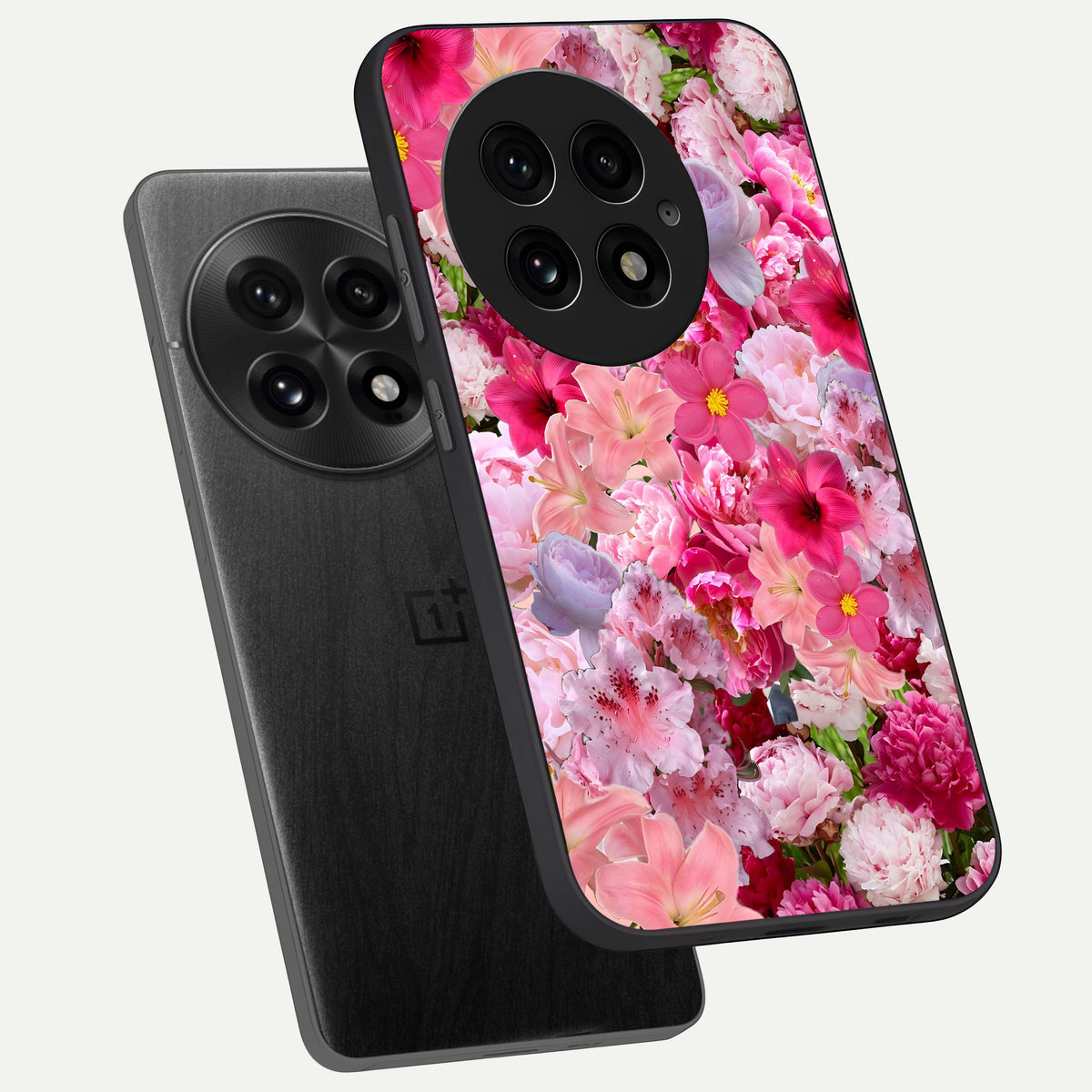  Bloom Crush Fantasy phone case For OnePlus 13 showing premium glass back cover with detailed artwork