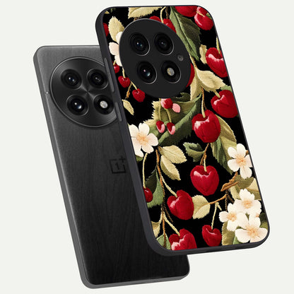  Blooming Spendor Bird phone case For OnePlus 13 showing premium glass back cover with detailed artwork