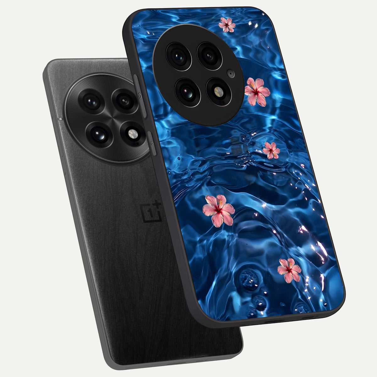  Bloom Thread Art phone case For OnePlus 13 showing premium glass back cover with detailed artwork