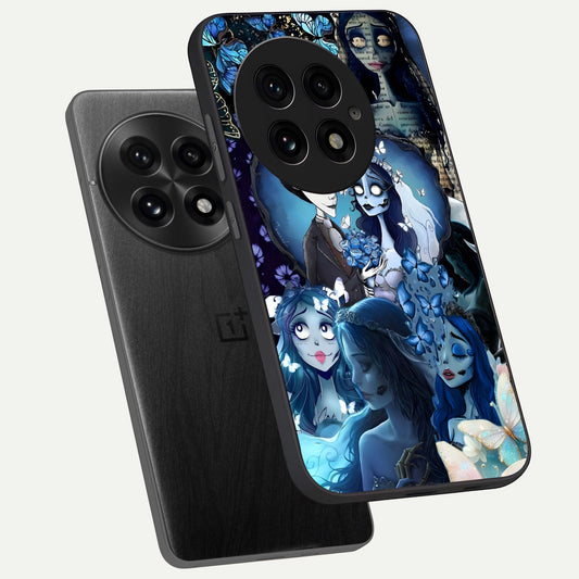  Butterfly Ghost Soul phone case For OnePlus 13 showing premium glass back cover with detailed artwork