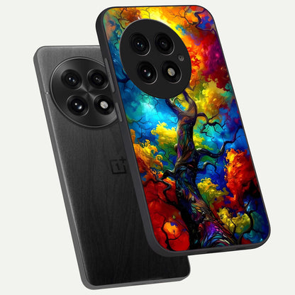  Colorful Soda Bottles phone case For OnePlus 13 showing premium glass back cover with detailed artwork