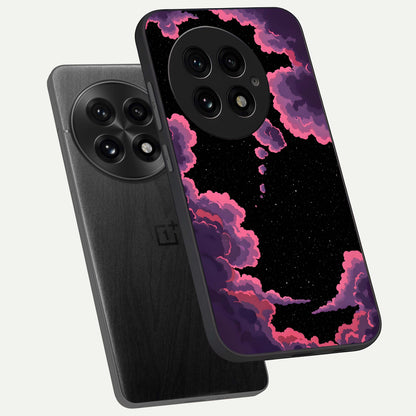 Cosmic Cloud Journey phone case For OnePlus 13 showing premium glass back cover with detailed artwork