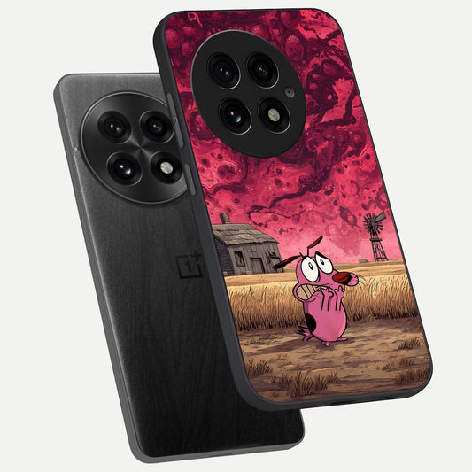  Courage Under Sky phone case For OnePlus 13 showing premium glass back cover with detailed artwork