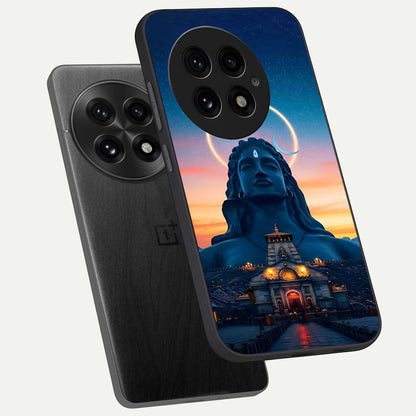  Eternal Shiva Aura phone case For OnePlus 13 showing premium glass back cover with detailed artwork
