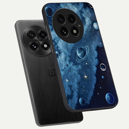  Galaxy Dream Space phone case For OnePlus 13 showing premium glass back cover with detailed artwork