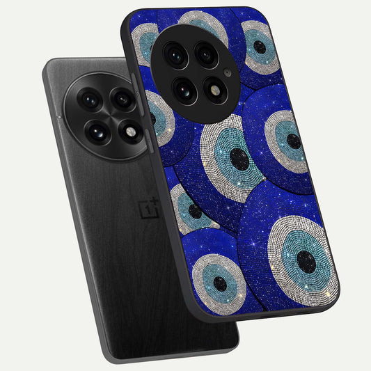  Galaxy Eye Flow phone case For OnePlus 13 showing premium glass back cover with detailed artwork