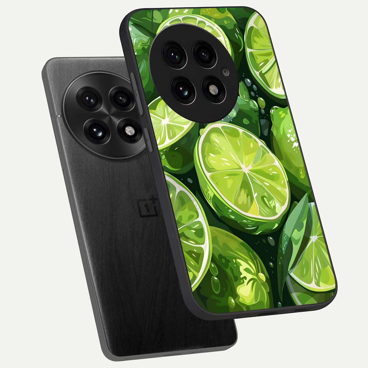  Green Kawasaki phone case For OnePlus 13 showing premium glass back cover with detailed artwork