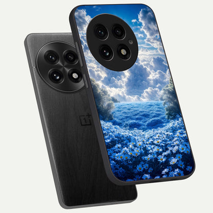  Heavenly Daisy Horizon phone case For OnePlus 13 showing premium glass back cover with detailed artwork
