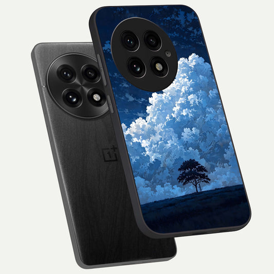  Midnight Sky Serenity phone case For OnePlus 13 showing premium glass back cover with detailed artwork