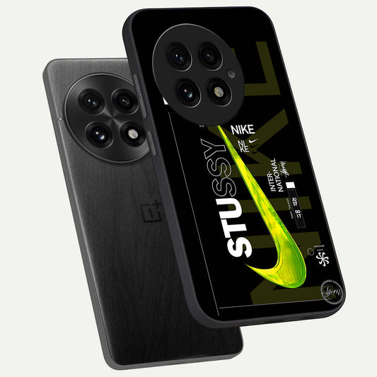  Neon Street Edition phone case For OnePlus 13 showing premium glass back cover with detailed artwork