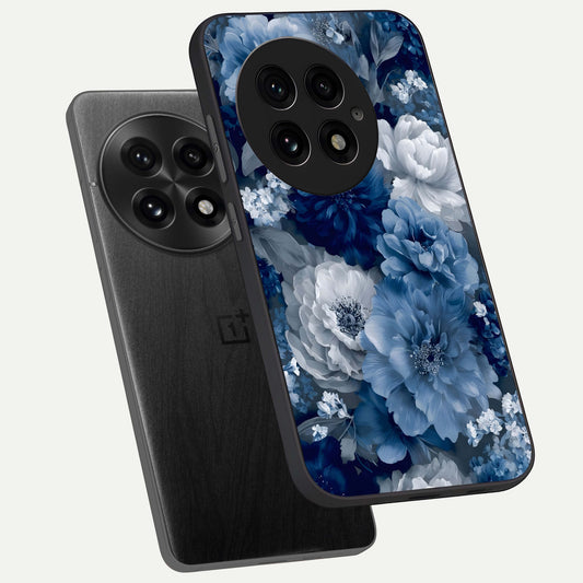  Royal Bloom Garden phone case For OnePlus 13 showing premium glass back cover with detailed artwork