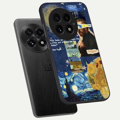  Starry Dream Vision phone case For OnePlus 13 showing premium glass back cover with detailed artwork