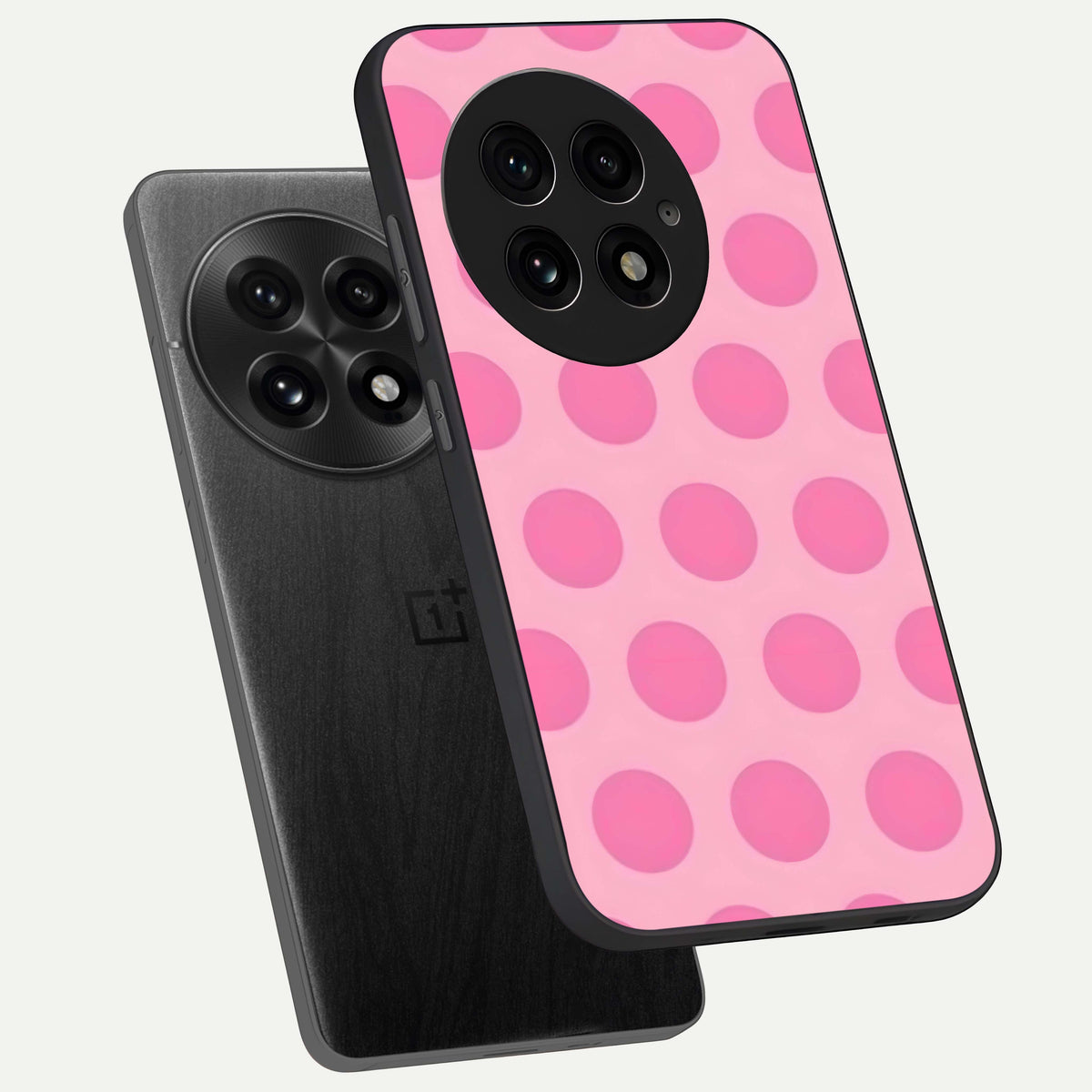 Sweet Dot Dreams phone case For OnePlus 13 showing premium glass back cover with detailed artwork