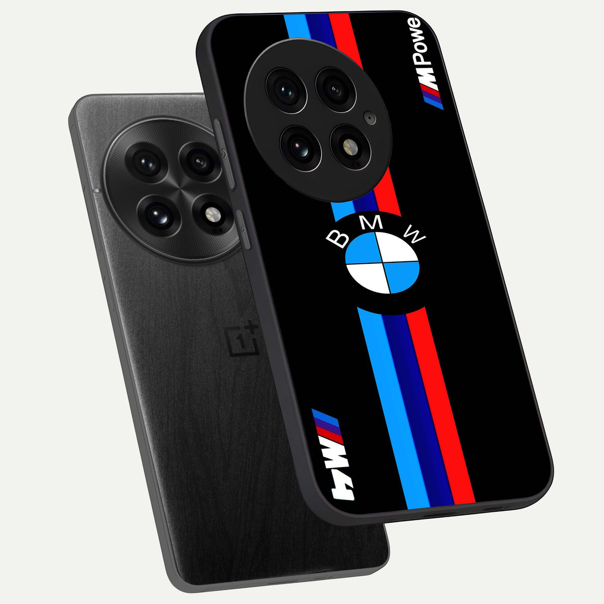  Turbo BMW Beast phone case For OnePlus 13 showing premium glass back cover with detailed artwork