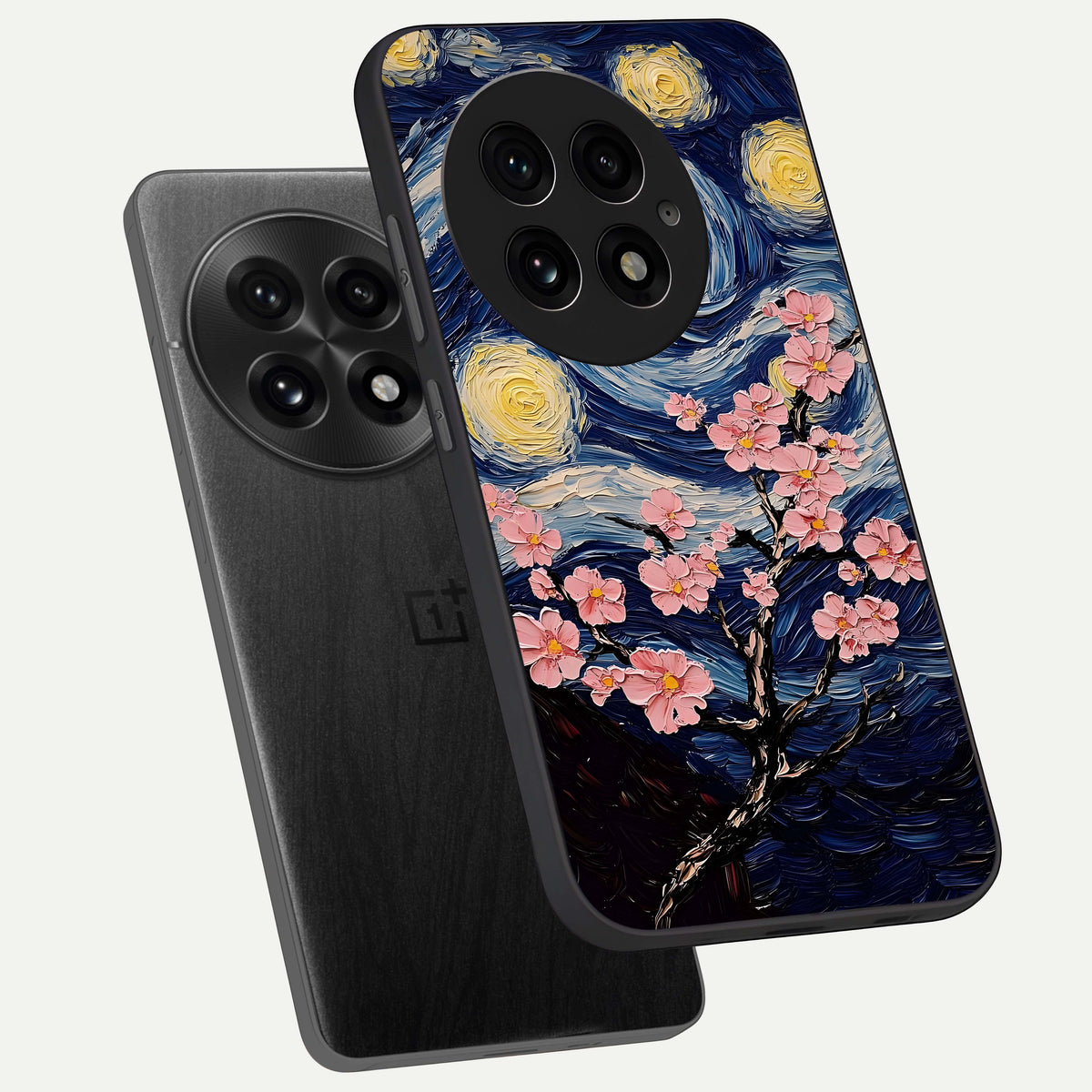  Van Gogh Scenery phone case For OnePlus 13 showing premium glass back cover with detailed artwork