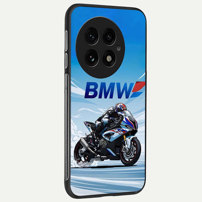  BMW Power Drift back cover For OnePlus 13 slim fit glass case with vibrant aesthetic design