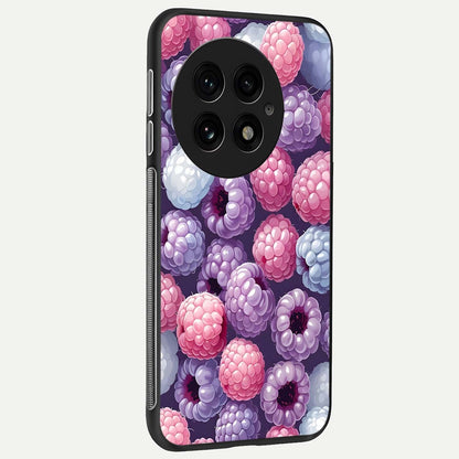  Berry Candy Pop back cover For OnePlus 13 slim fit glass case with vibrant aesthetic design