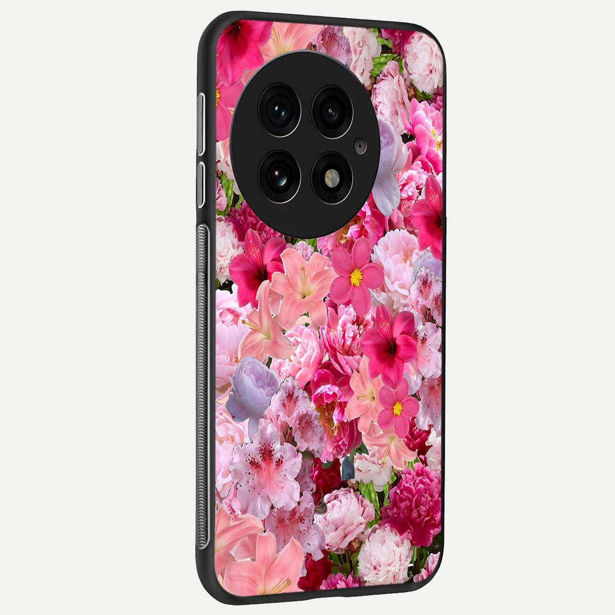  Bloom Crush Fantasy back cover For OnePlus 13 slim fit glass case with vibrant aesthetic design