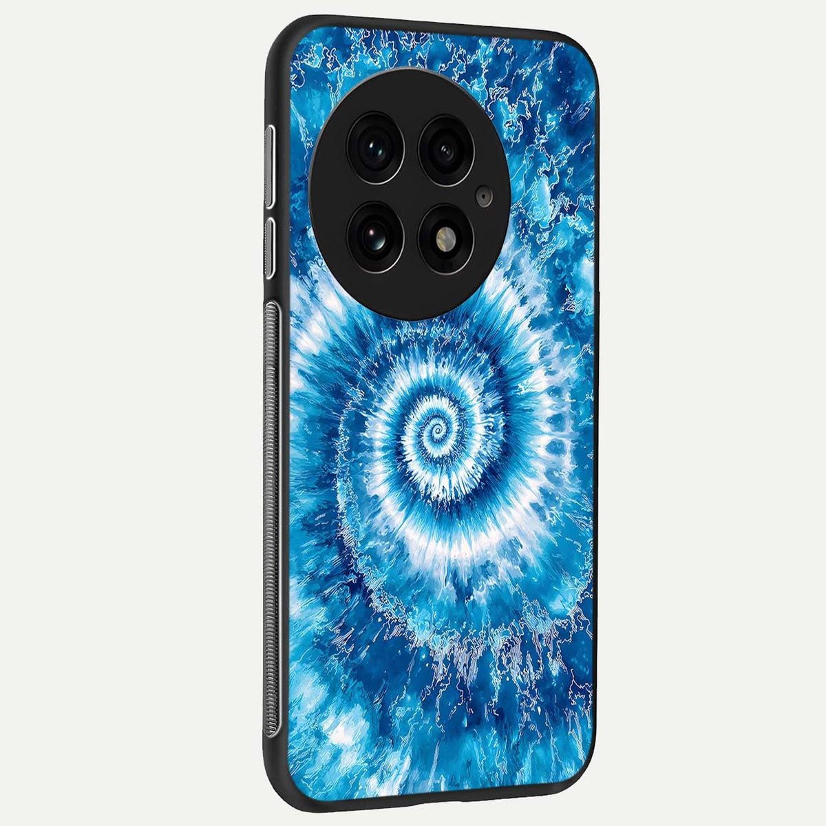  Blue Galaxy Wave back cover For OnePlus 13 slim fit glass case with vibrant aesthetic design