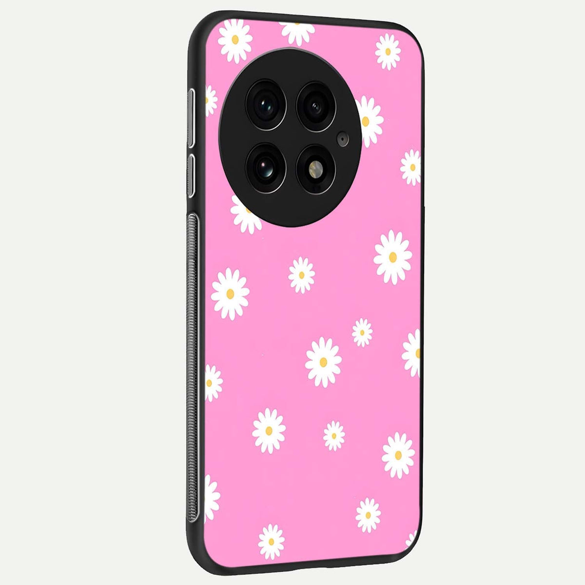  Bubblegum Daisy Pop back cover For OnePlus 13 slim fit glass case with vibrant aesthetic design