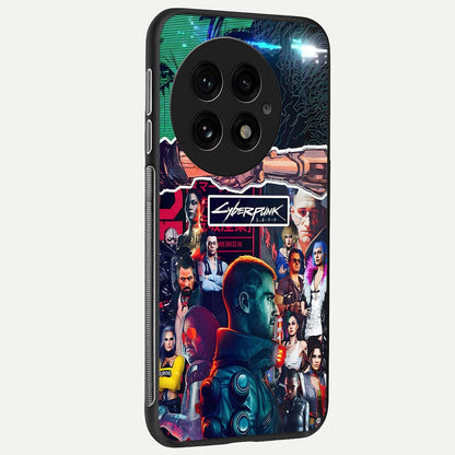  CYBERPUNK Legacy back cover For OnePlus 13 slim fit glass case with vibrant aesthetic design