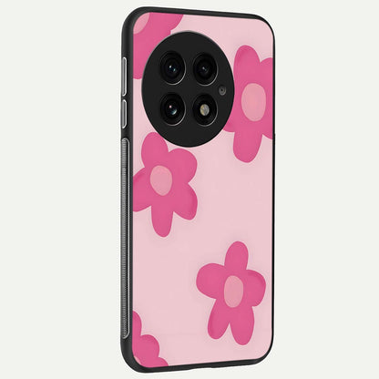  Candy Bloom Dreams back cover For OnePlus 13 slim fit glass case with vibrant aesthetic design