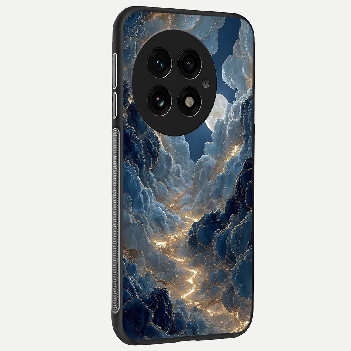  Celestial Cloud Road back cover For OnePlus 13 slim fit glass case with vibrant aesthetic design