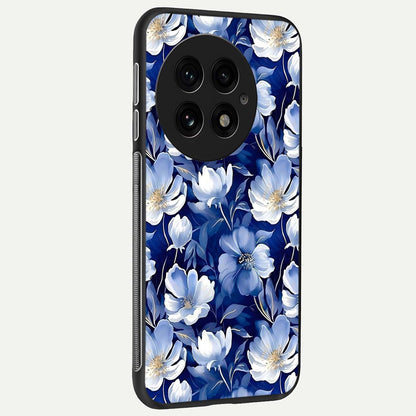  Cute Floral Patterns back cover For OnePlus 13 slim fit glass case with vibrant aesthetic design