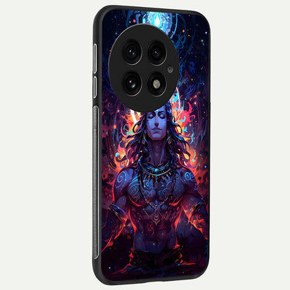  Divine Fire Shiv back cover For OnePlus 13 slim fit glass case with vibrant aesthetic design