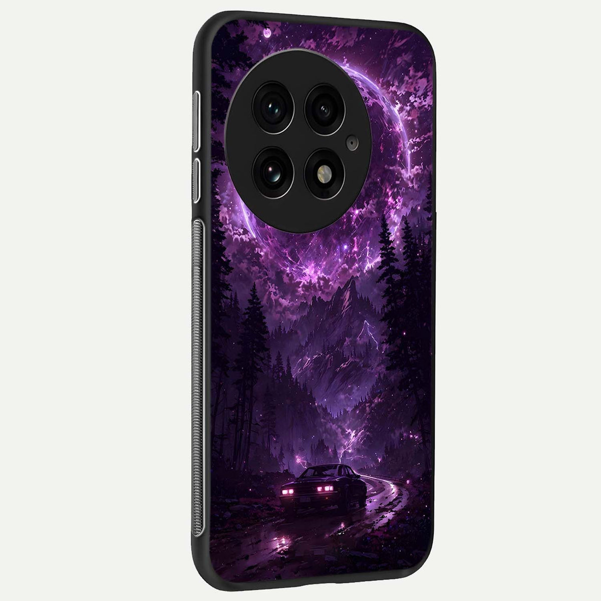 Eternal Cosmic Drive back cover For OnePlus 13 slim fit glass case with vibrant aesthetic design