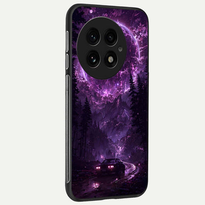  Eternal Cosmic Drive back cover For OnePlus 13 slim fit glass case with vibrant aesthetic design