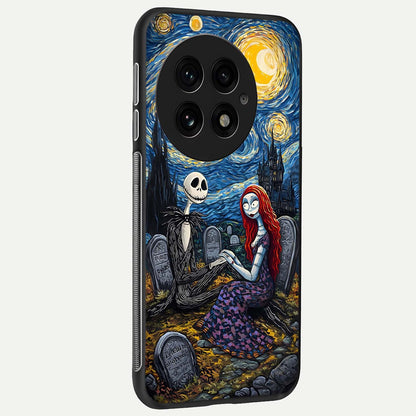  Eternal Night Love back cover For OnePlus 13 slim fit glass case with vibrant aesthetic design