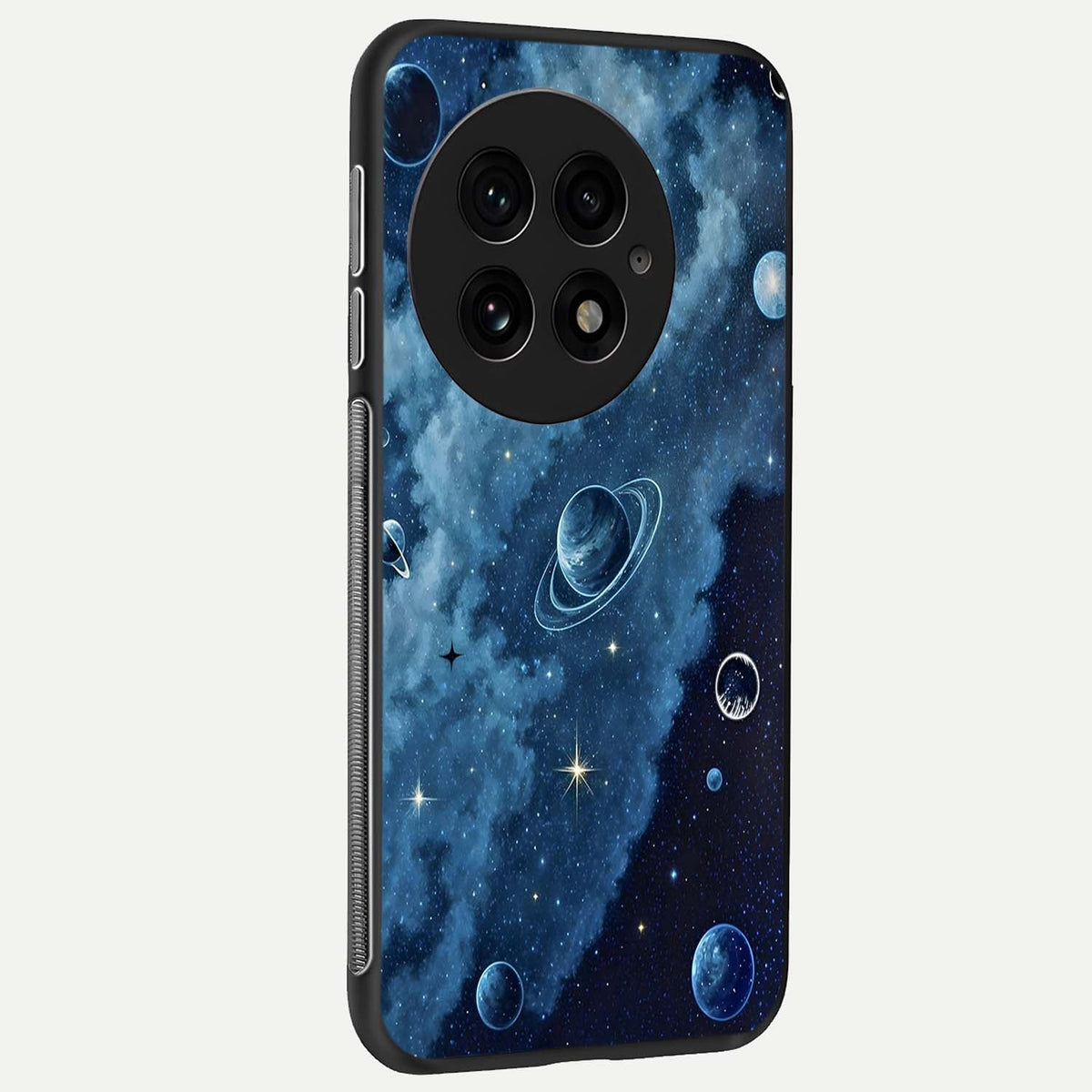  Galaxy Dream Space back cover For OnePlus 13 slim fit glass case with vibrant aesthetic design