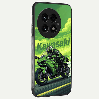  Greenery Sky back cover For OnePlus 13 slim fit glass case with vibrant aesthetic design
